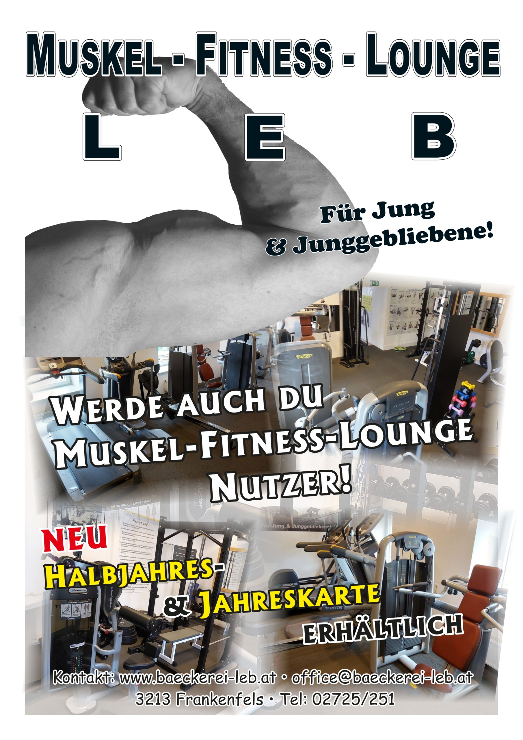 Neu: Fitness-Halbjahreskarte